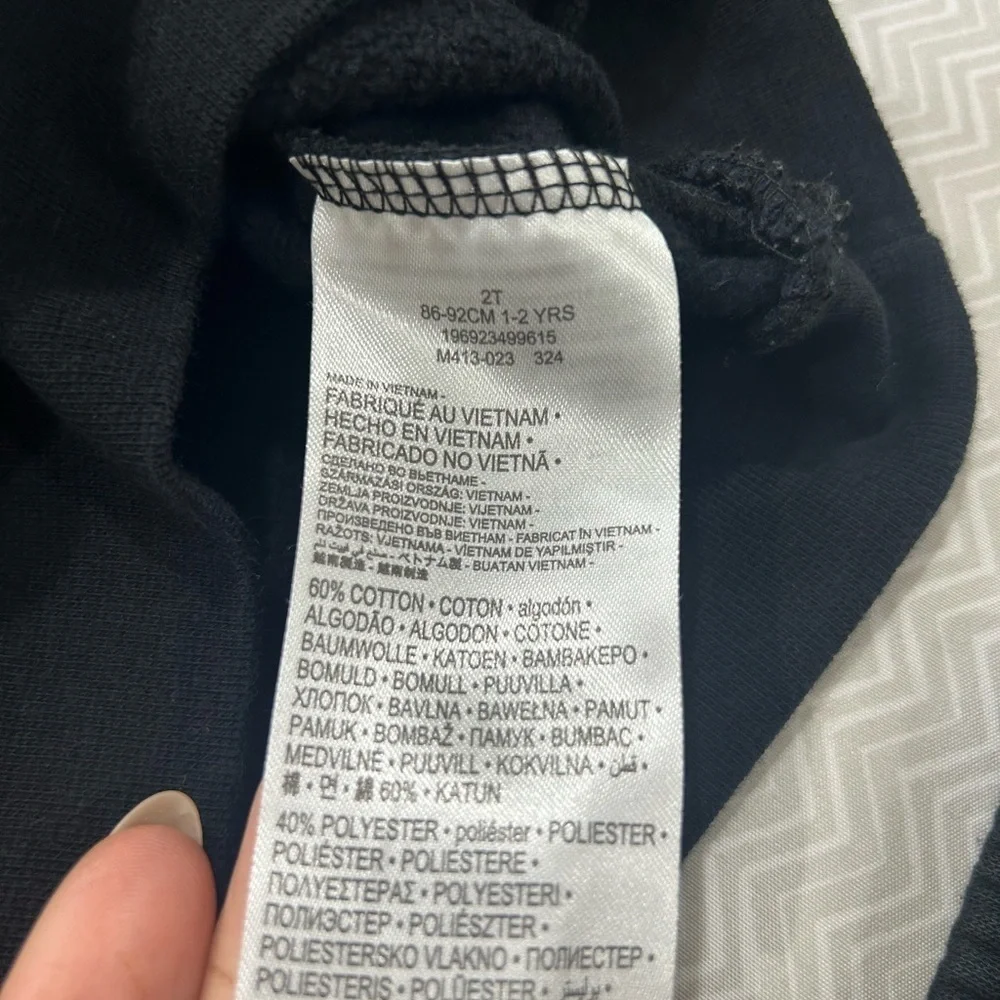 Nike Kids Black Joggers and Sweatshirt Set